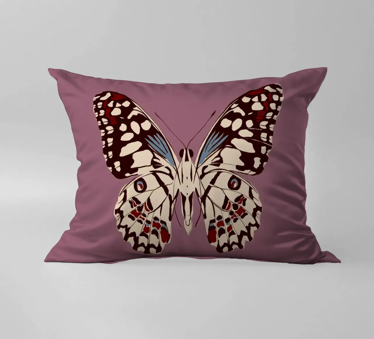 Schmetterling Altrosa cuscino da Sophie Augustin Illustration