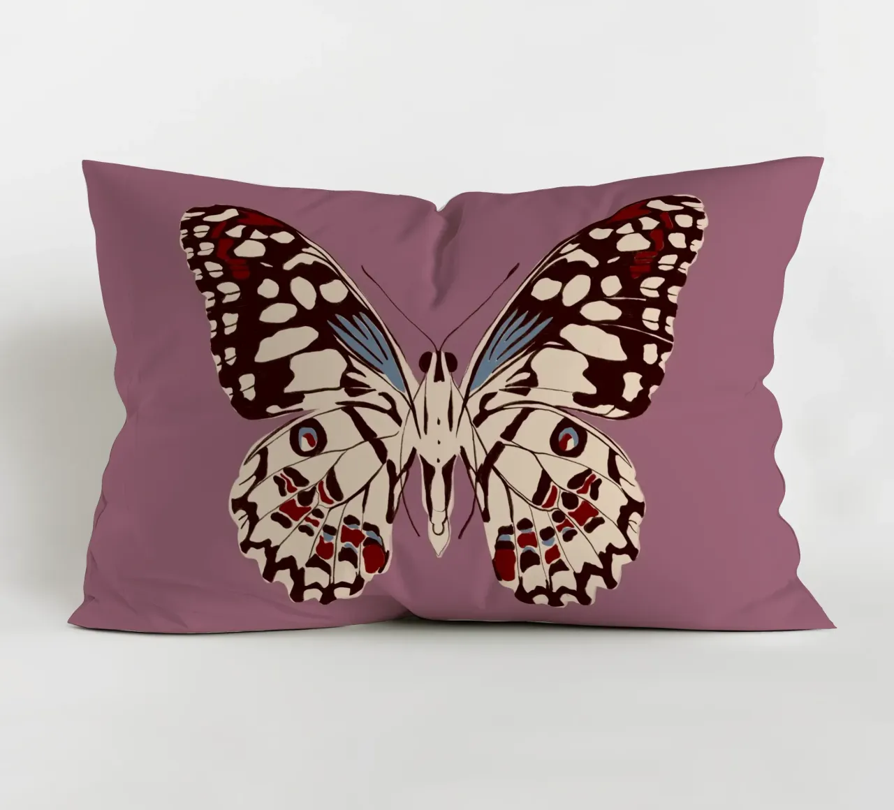 Schmetterling Altrosa cuscino da Sophie Augustin Illustration