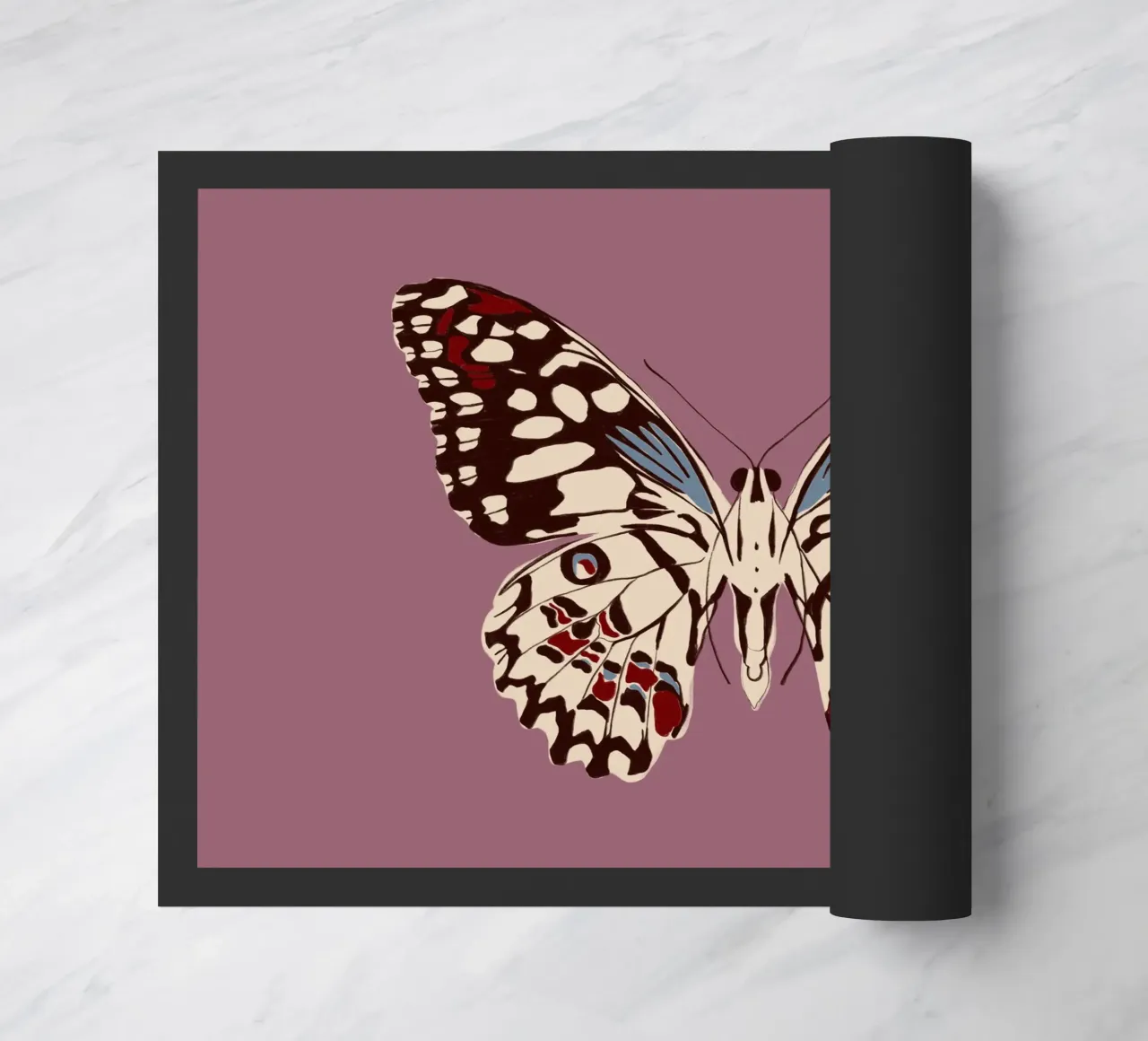 Schmetterling Altrosa zerbino da Sophie Augustin Illustration