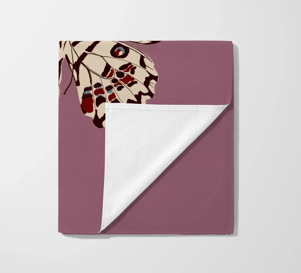 Schmetterling Altrosa telo mare da Sophie Augustin Illustration