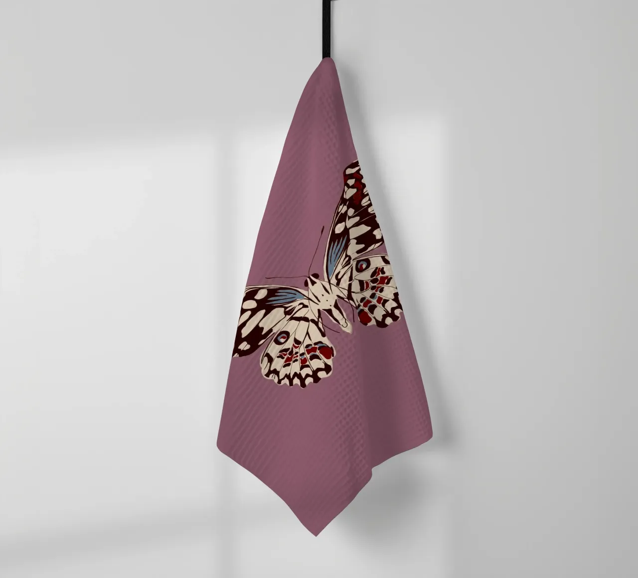 Schmetterling Altrosa canovaccio da cucina da Sophie Augustin Illustration