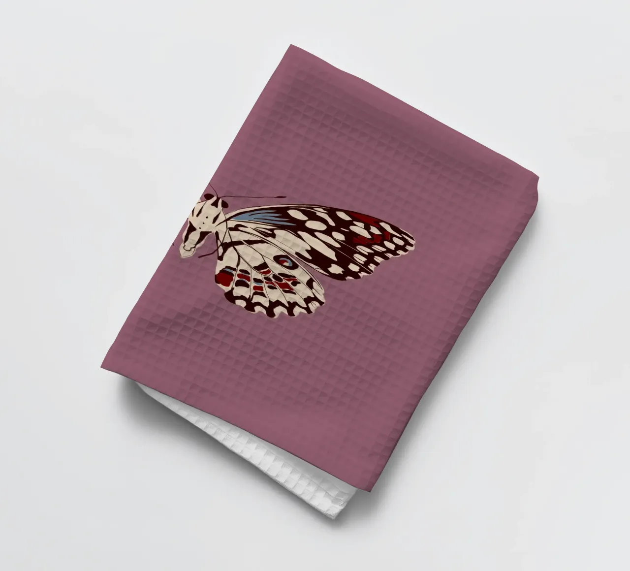 Schmetterling Altrosa canovaccio da cucina da Sophie Augustin Illustration