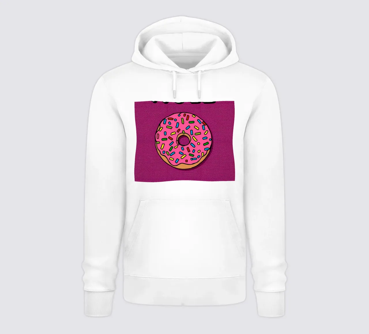 Ciambella con "buco d'amore" felpa con cappuccio da DesignDoodle