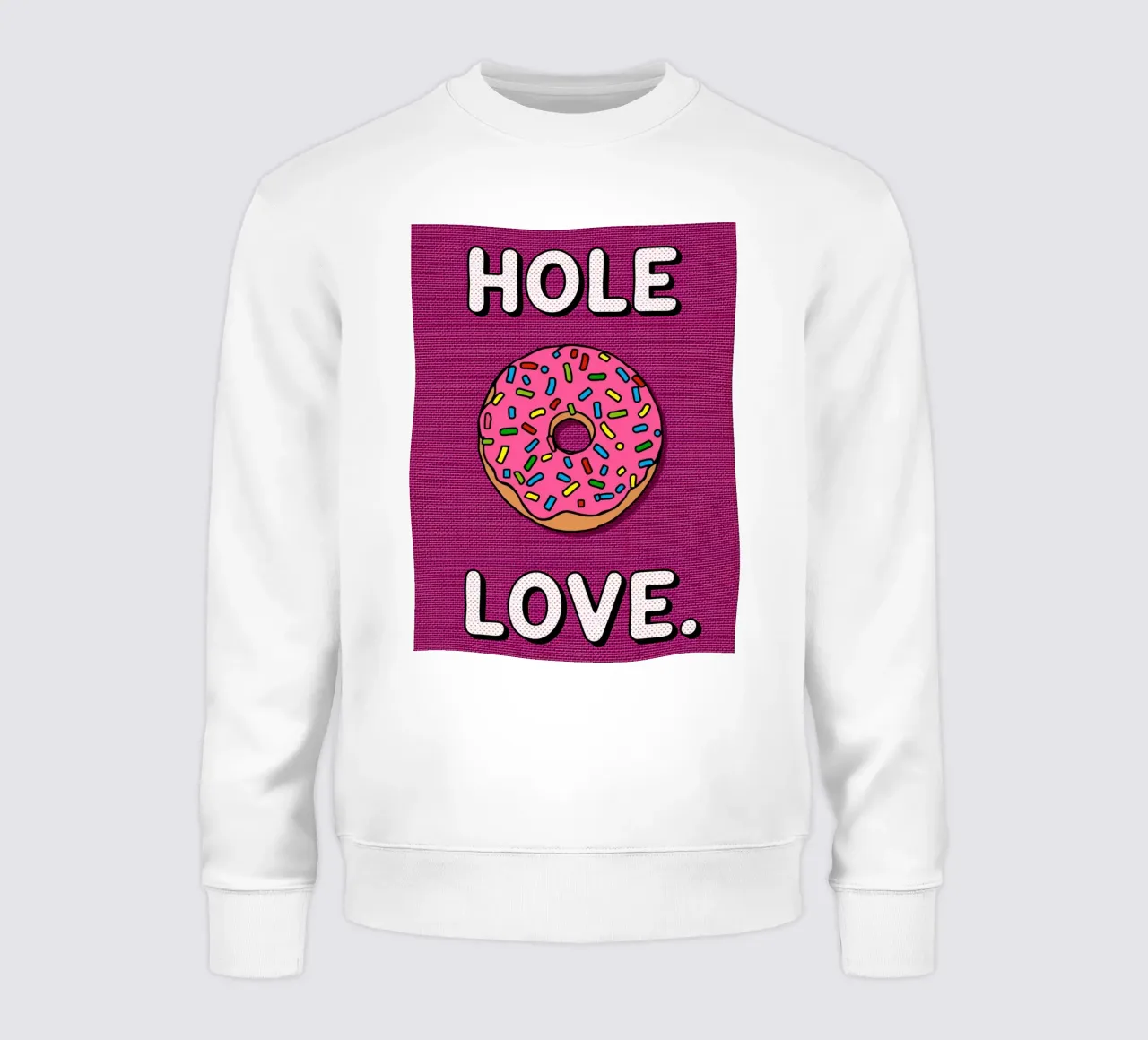 Ciambella con "buco d'amore" felpa da DesignDoodle