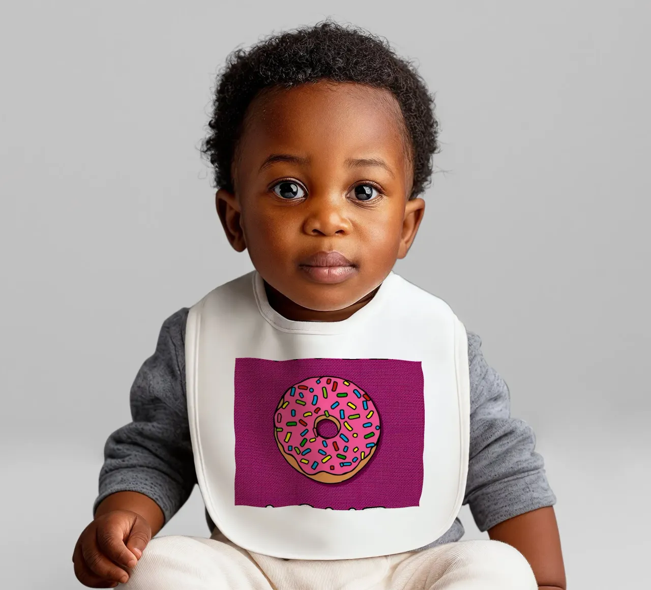 Ciambella con "buco d'amore" bavaglino da DesignDoodle