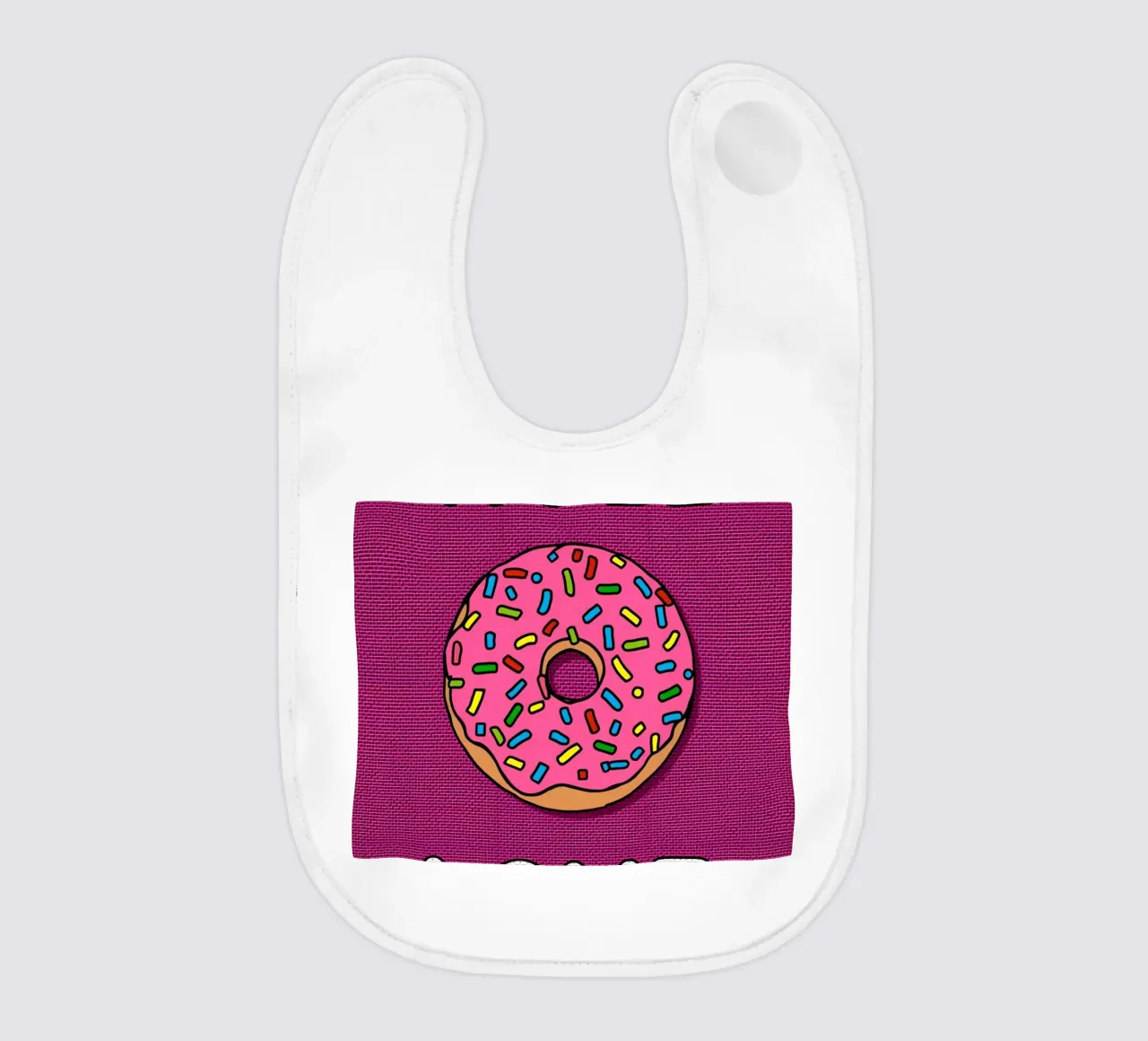 Ciambella con "buco d'amore" bavaglino da DesignDoodle