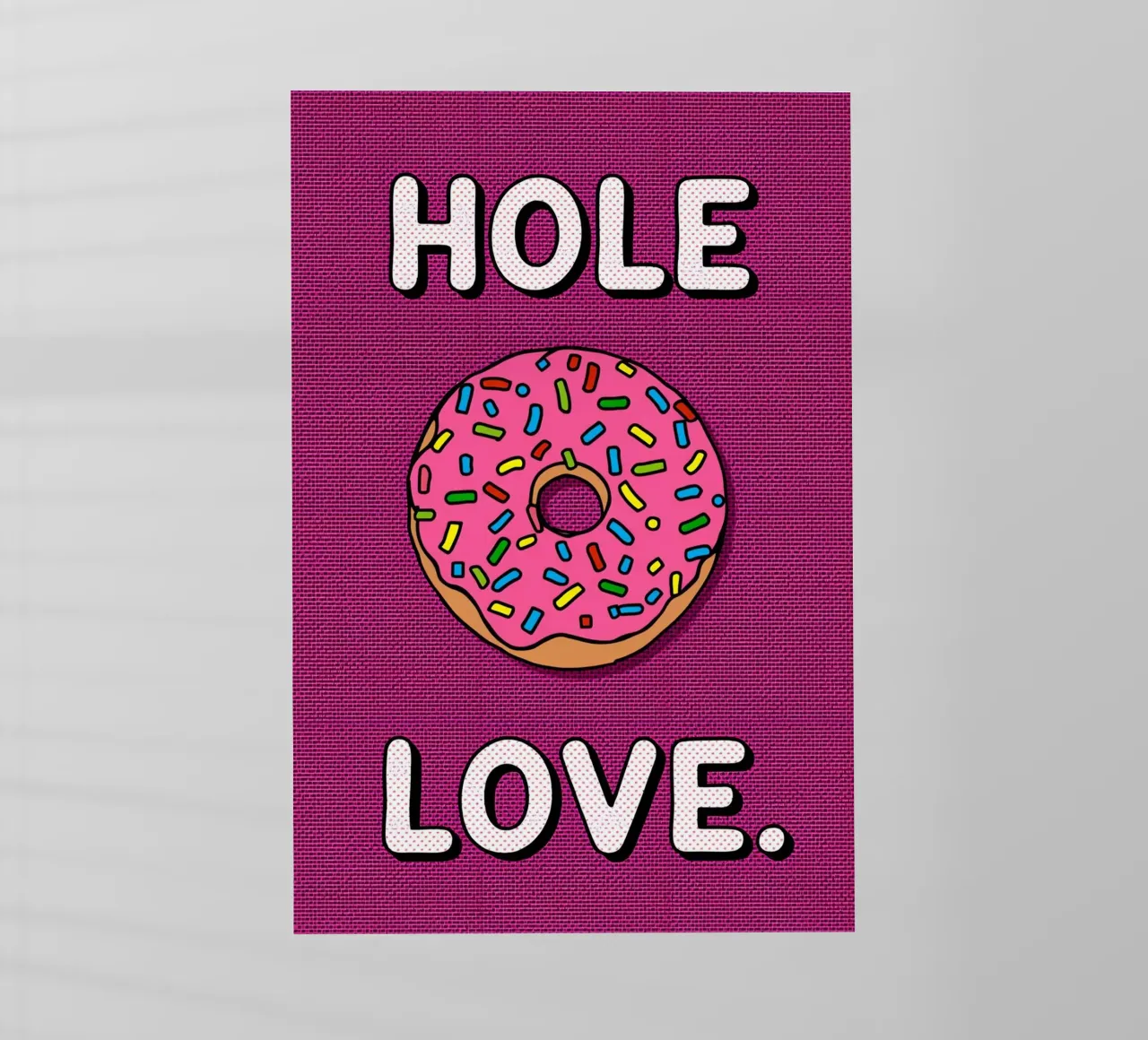Ciambella con "buco d'amore" pellicola backlit da DesignDoodle