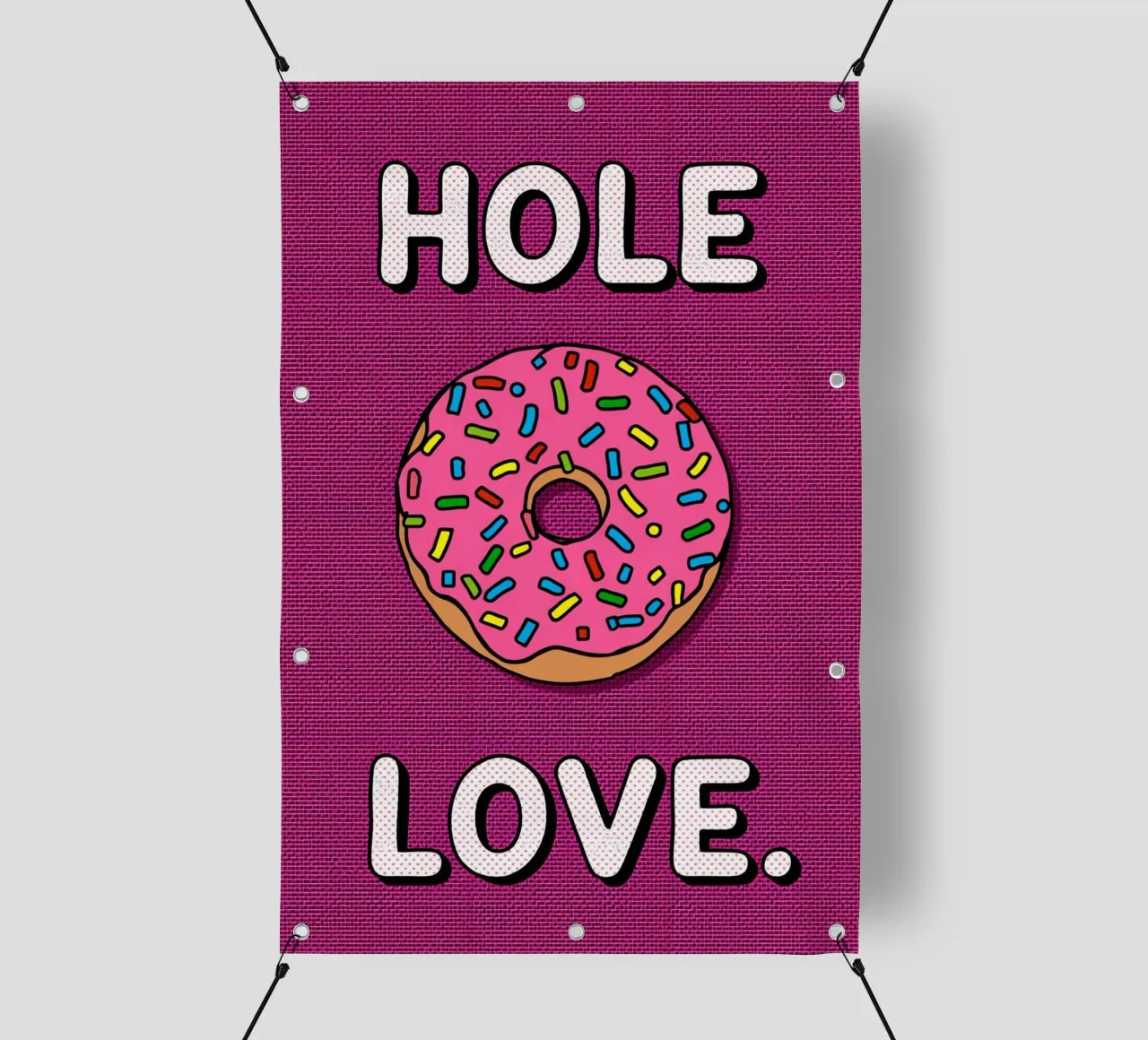 Ciambella con "buco d'amore" telo in pvc da DesignDoodle