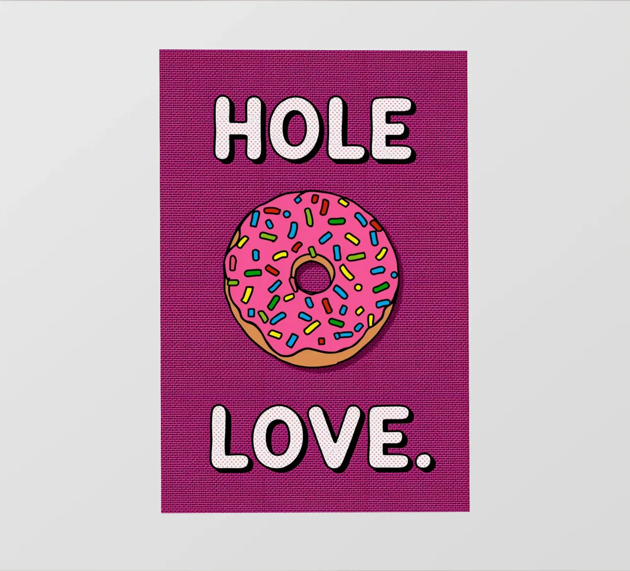 Ciambella con "buco d'amore" telo in pvc da DesignDoodle