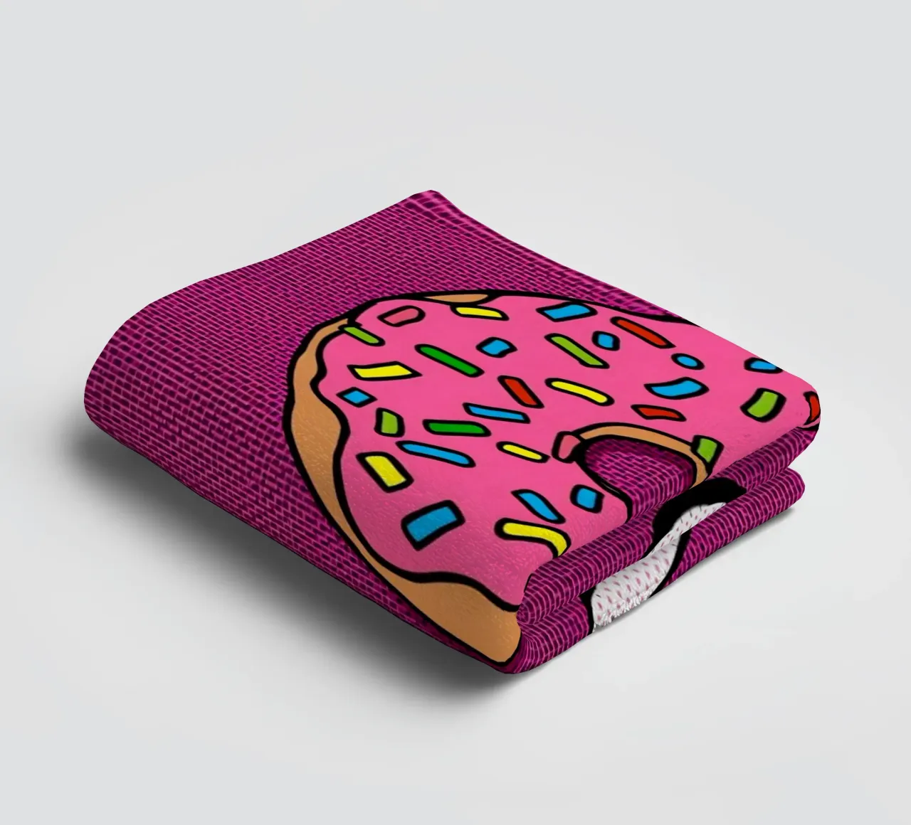 Ciambella con "buco d'amore" asciugamano da bagno da DesignDoodle