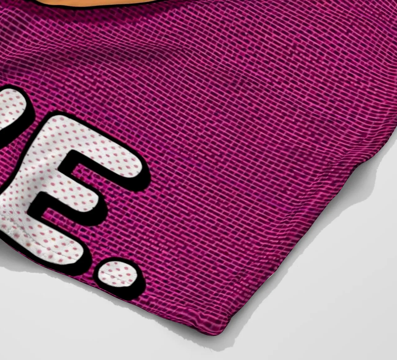 Ciambella con "buco d'amore" coperta in pile da DesignDoodle