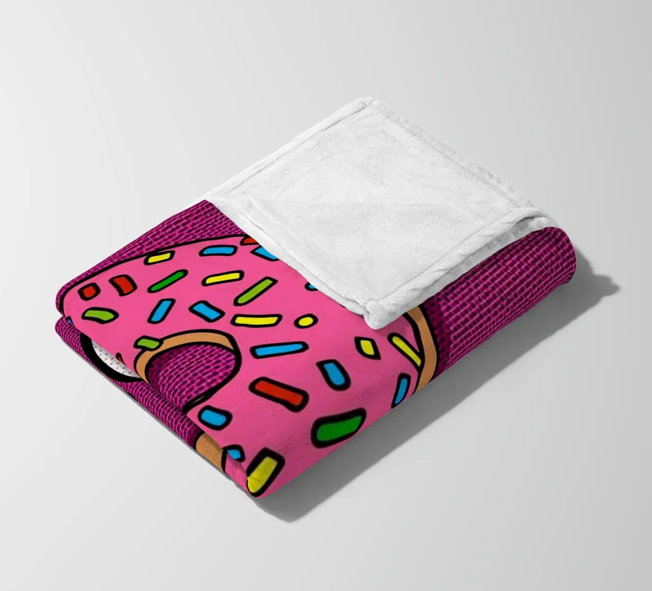 Ciambella con "buco d'amore" coperta in pile da DesignDoodle