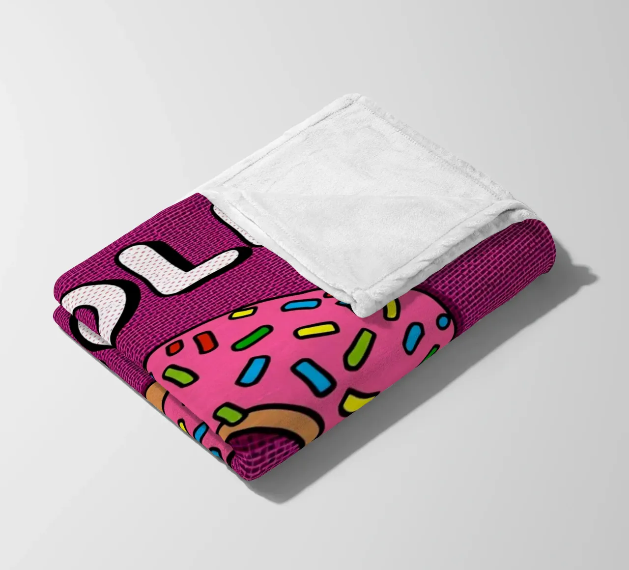 Ciambella con "buco d'amore" coperta in pile da DesignDoodle