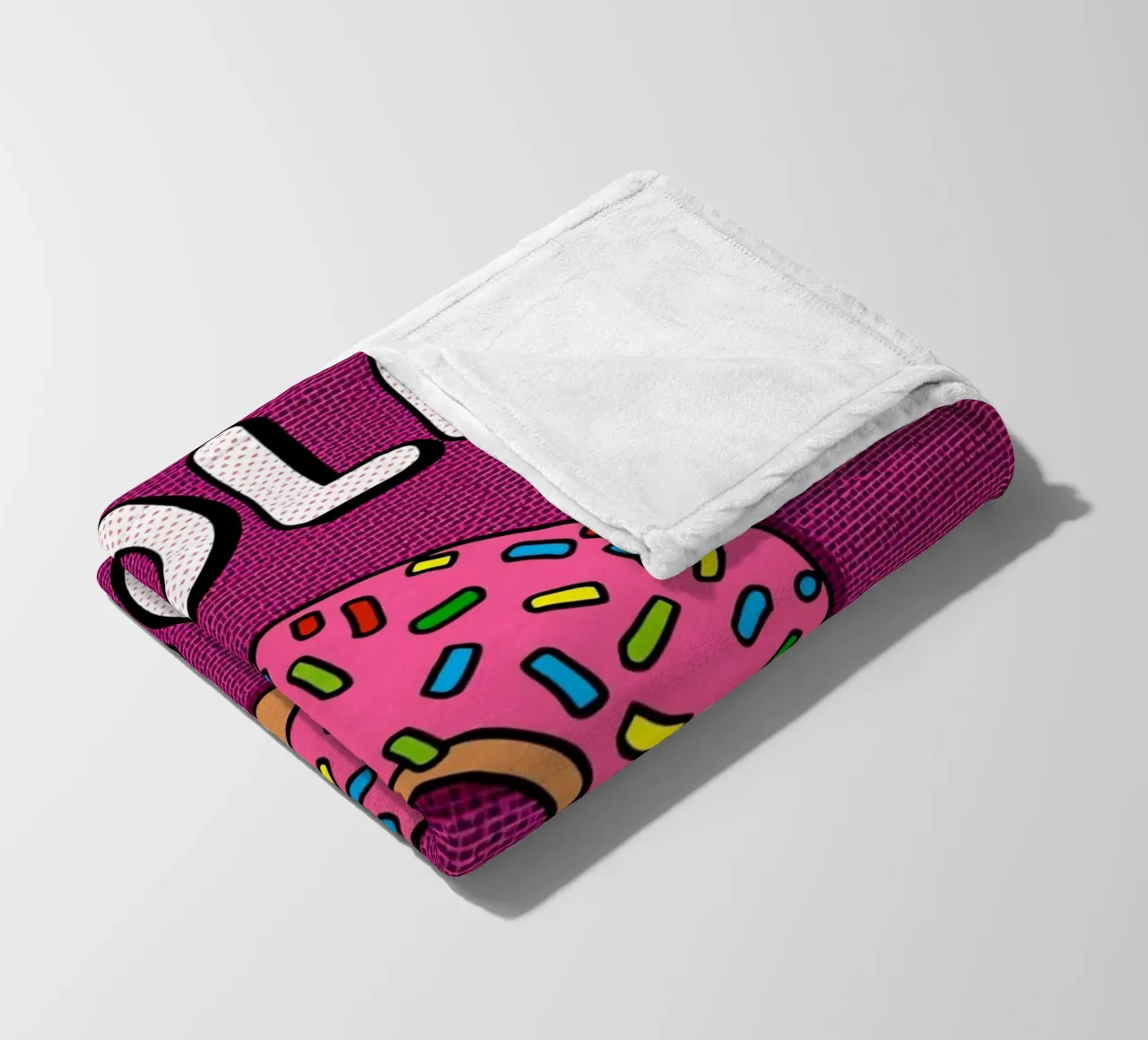 Ciambella con "buco d'amore" coperta in pile da DesignDoodle