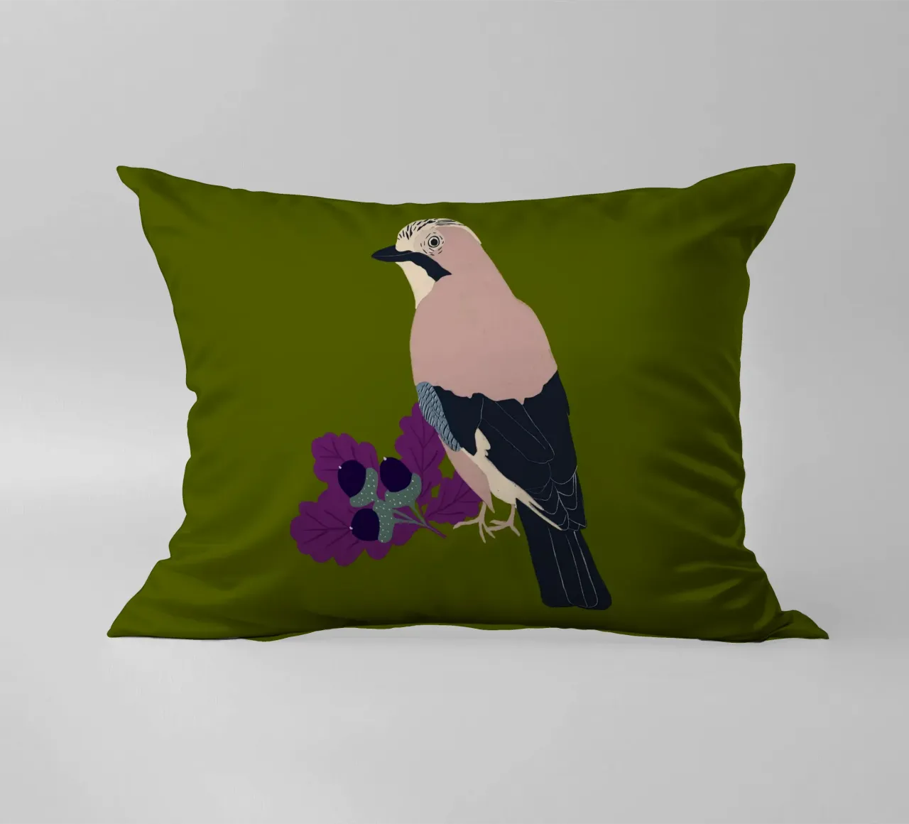 Eichelhäher cuscino da Sophie Augustin Illustration