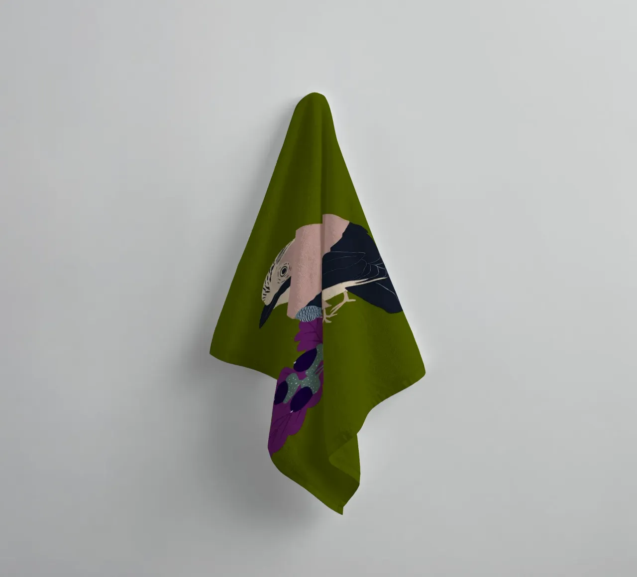 Eichelhäher asciugamano da bagno da Sophie Augustin Illustration
