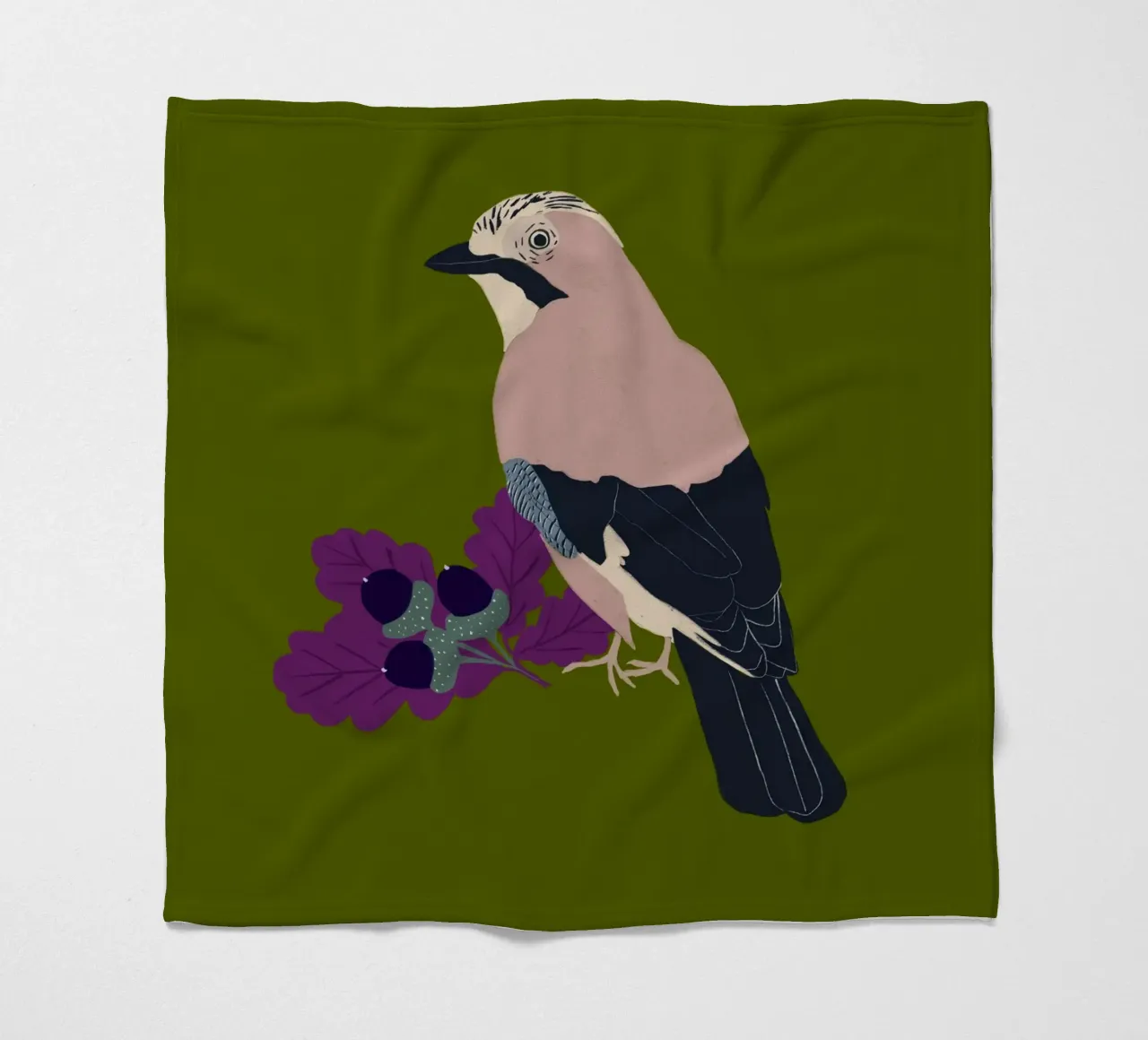 Eichelhäher coperta in pile da Sophie Augustin Illustration