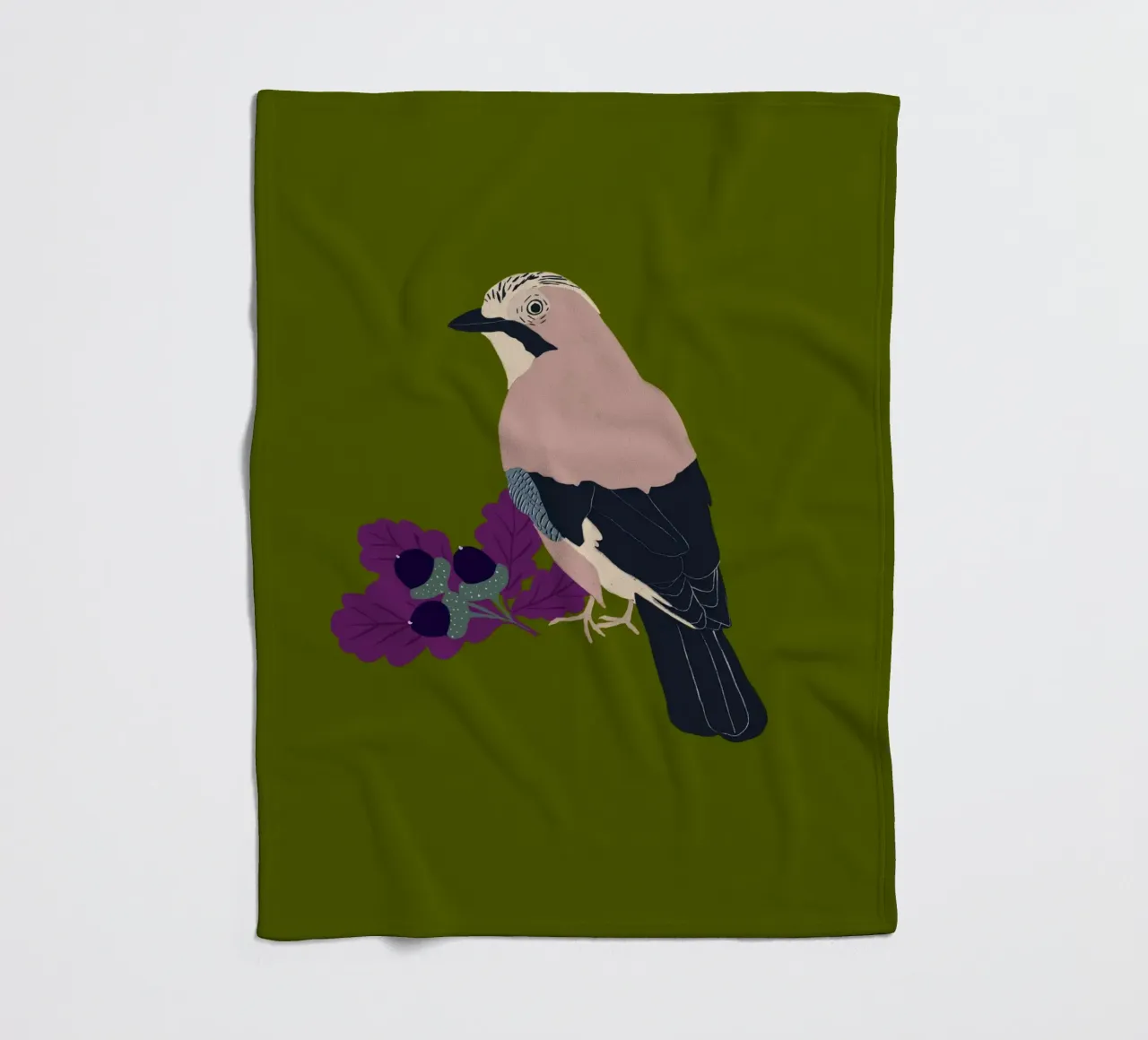 Eichelhäher coperta in pile da Sophie Augustin Illustration