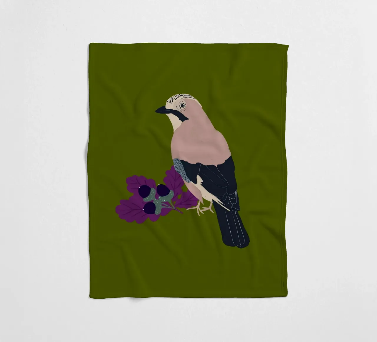 Eichelhäher coperta in pile da Sophie Augustin Illustration