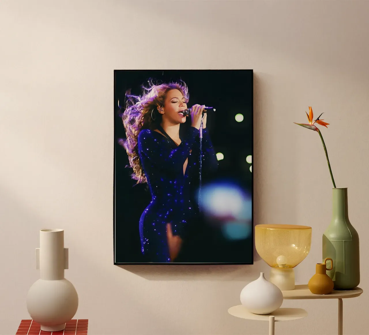 Beyonce plexiglass da Digital Street art