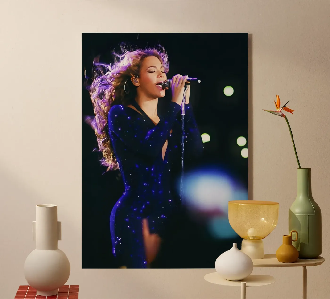 Beyonce Acryl-Glas von Digital Street art