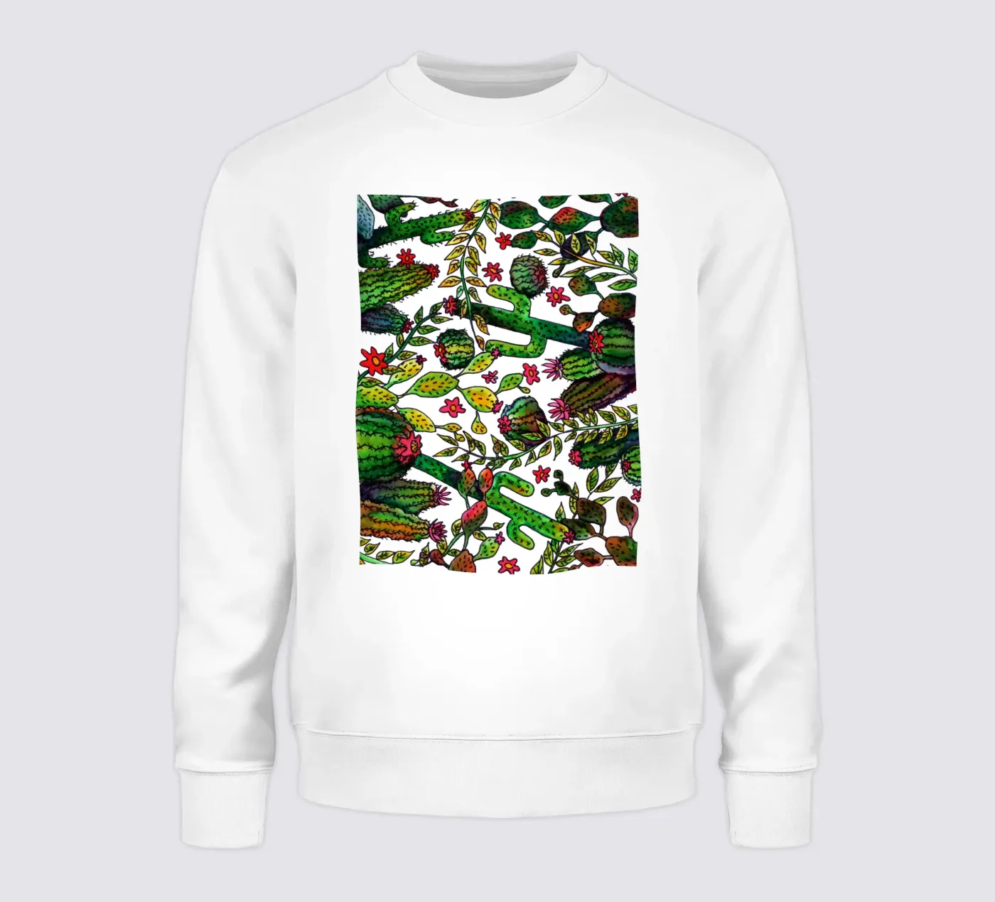 Cactus Pattern sweatshirt by KP Design