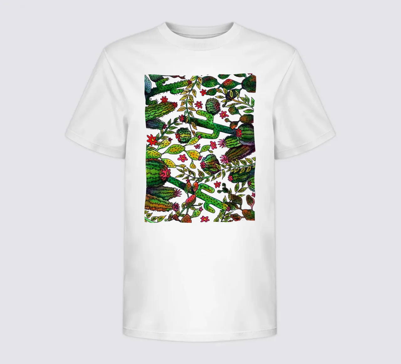 Cactus Pattern kinder t-shirt van KP Design