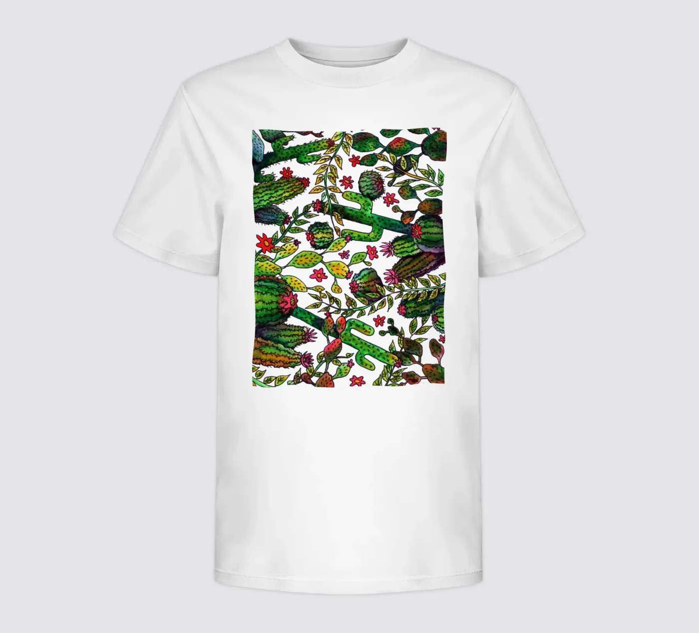 Cactus patroon kinder t-shirt van KP Design