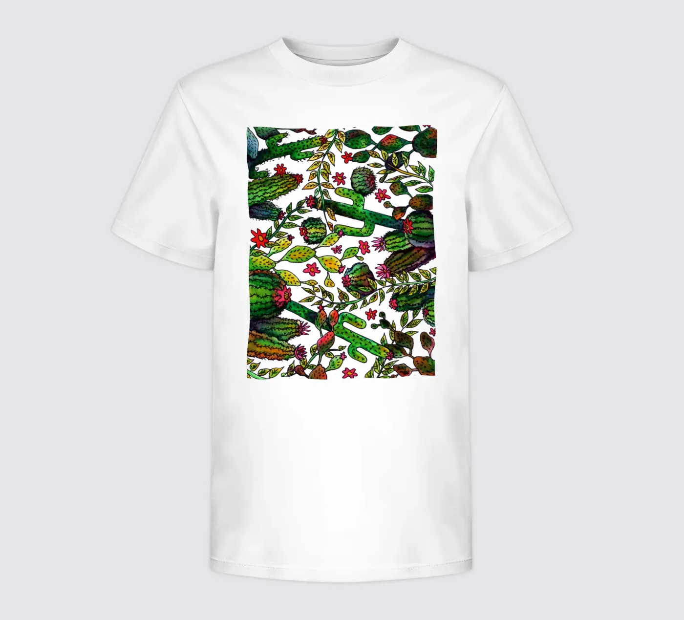Cactus patroon kinder t-shirt van KP Design
