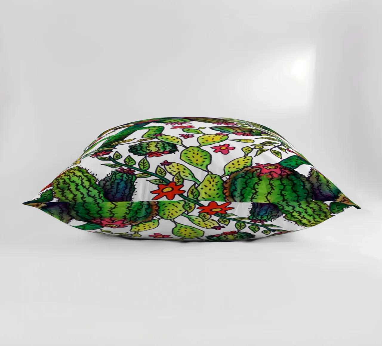Cactus Pattern decorative cushion by KP Design