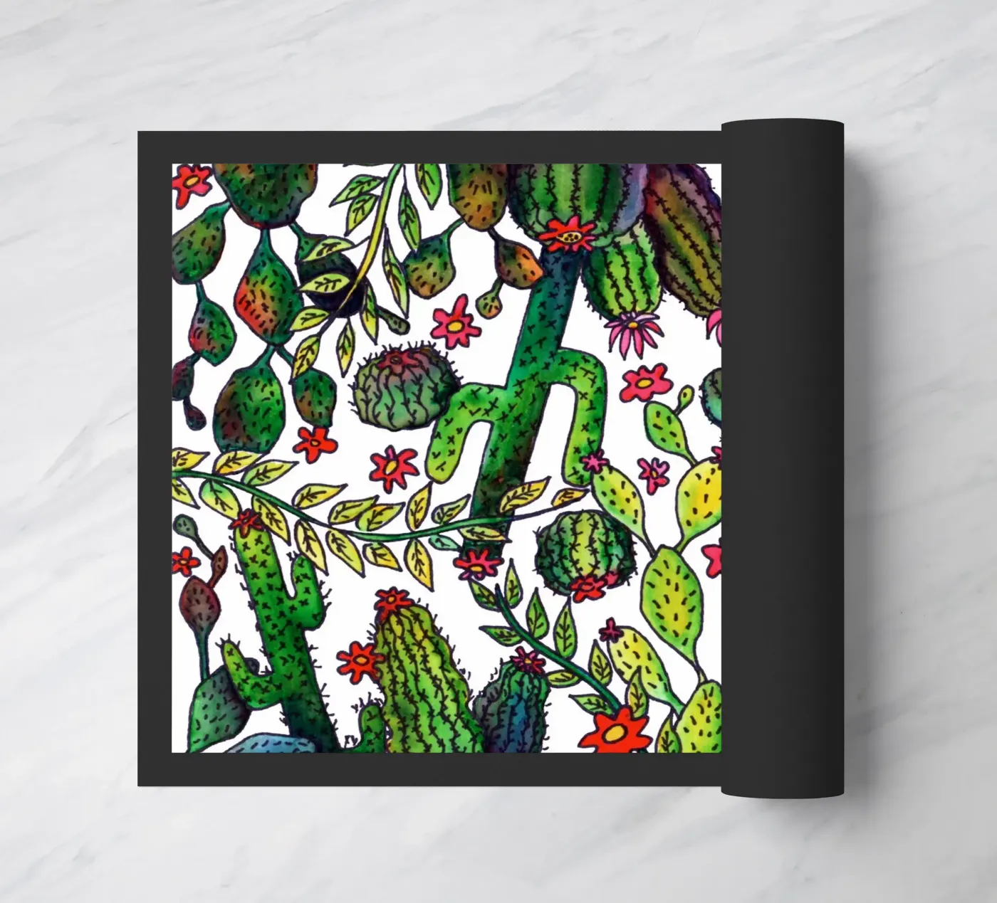 Cactus Pattern zerbino da KP Design