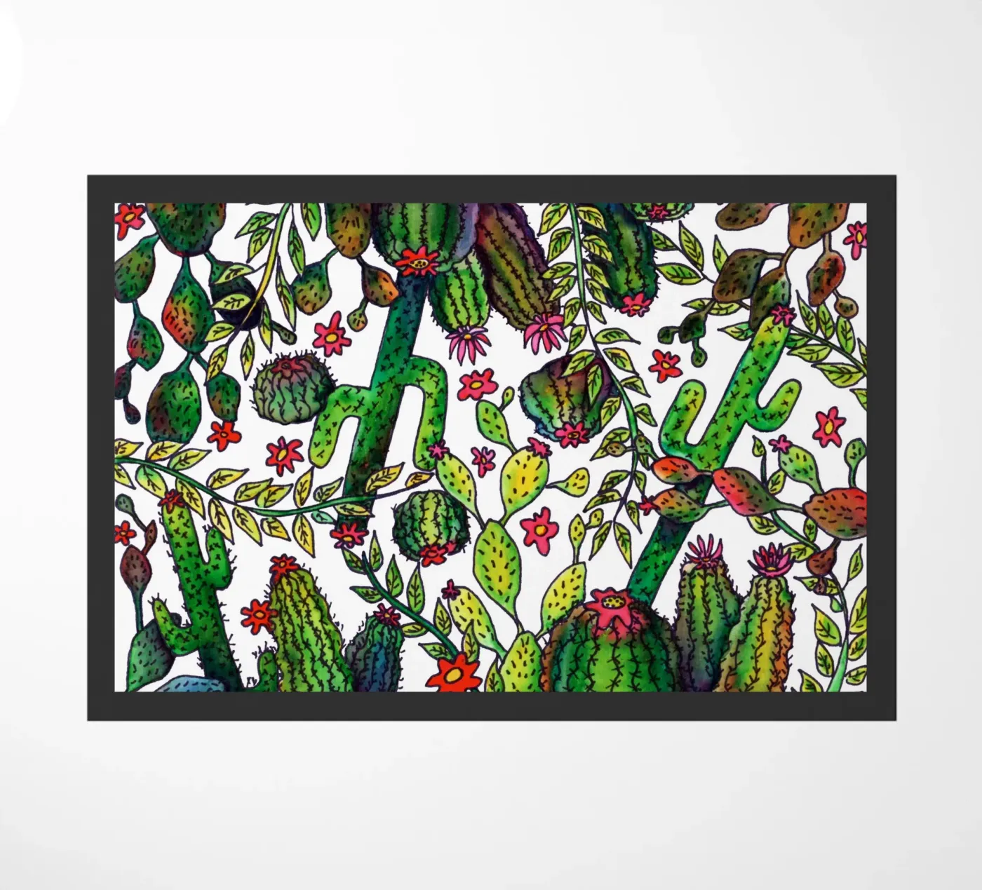 Cactus Pattern zerbino da KP Design