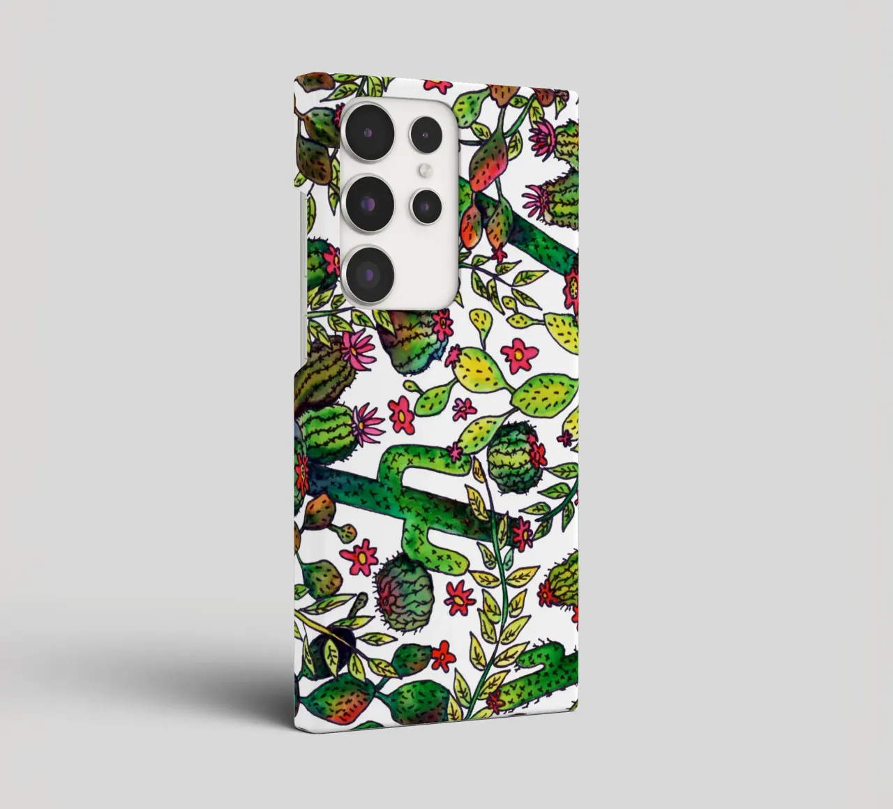 Motivo del cactus cover samsung da KP Design
