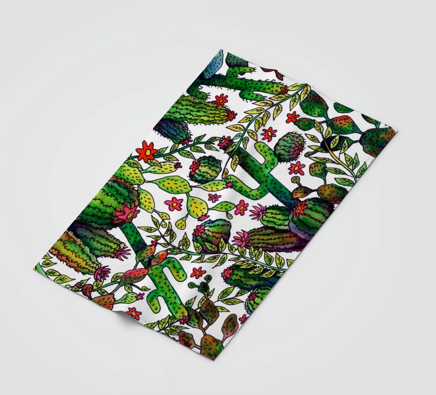 Motivo del cactus coperta in pile da KP Design