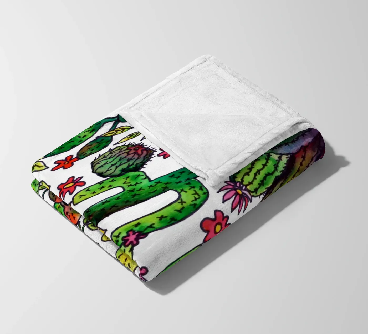 Motivo del cactus coperta in pile da KP Design