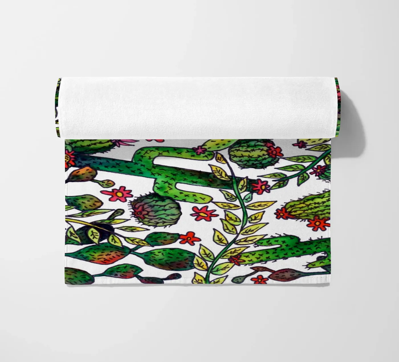 Cactus Pattern Strandtuch von KP Design