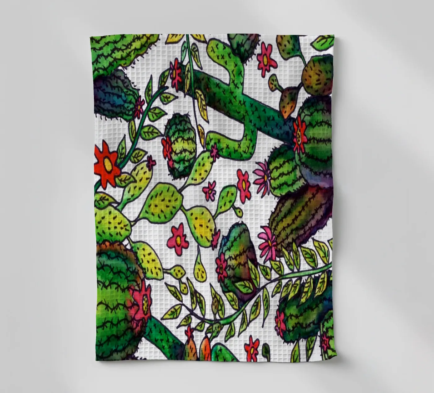 Cactus Pattern Geschirrtuch von KP Design