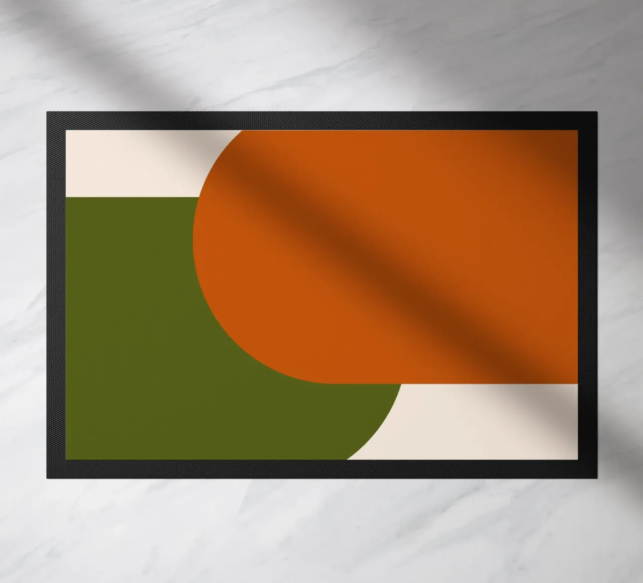 Orange Green Colorblocks zerbino da TijanaArtStudio88