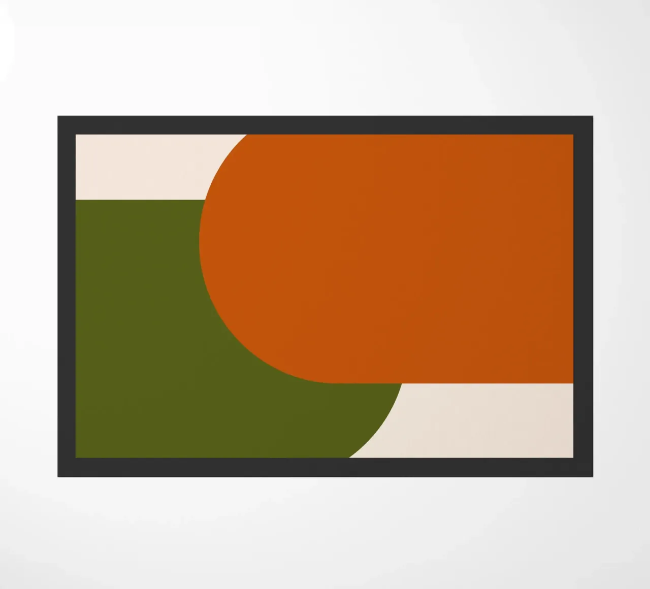 Orange Green Colorblocks zerbino da TijanaArtStudio88