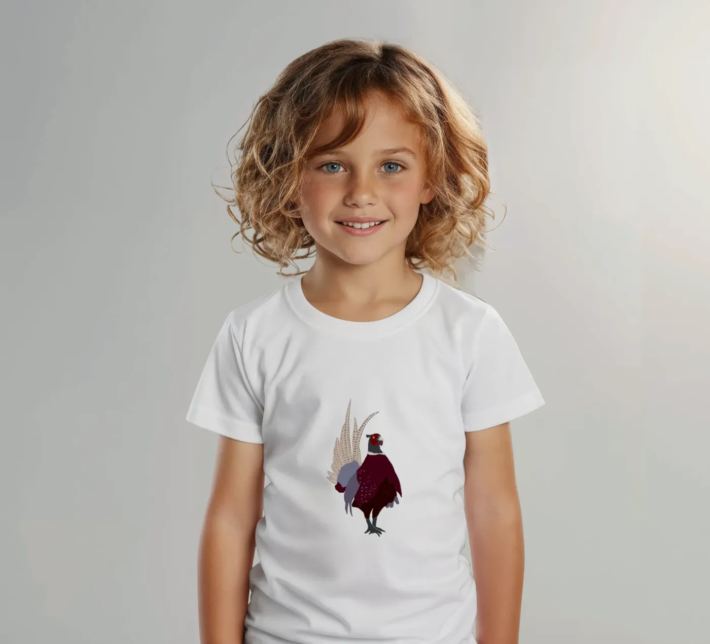 Fasan t-shirt bambini da Sophie Augustin Illustration