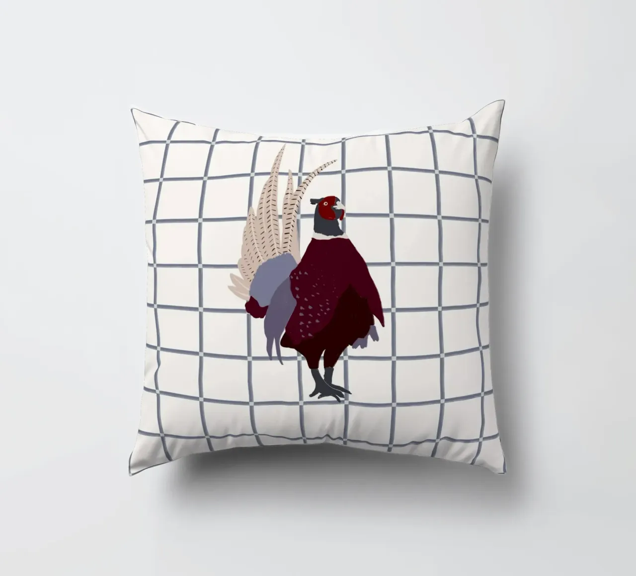 Fasan cuscino da Sophie Augustin Illustration