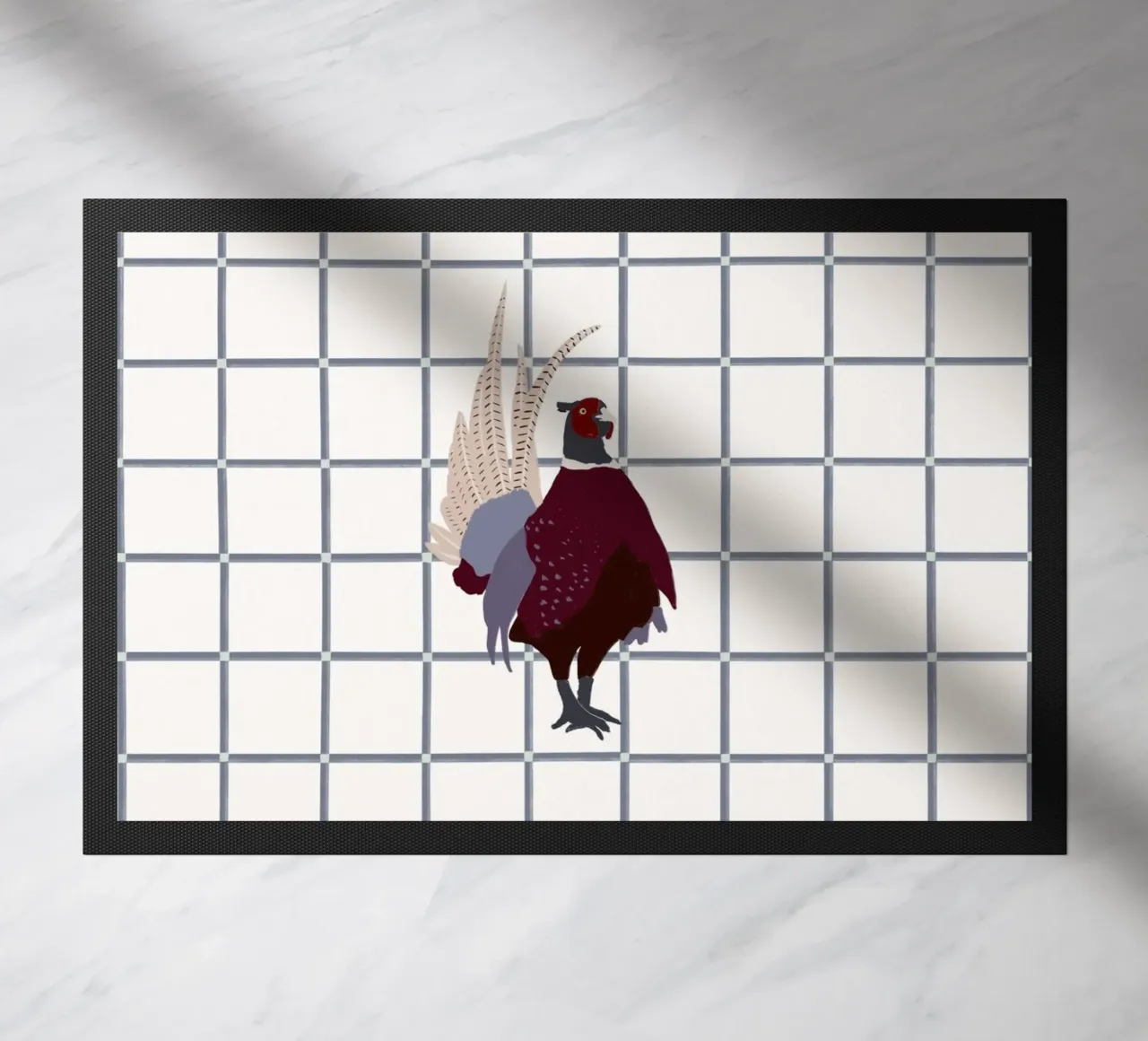 Fasan doormat by Sophie Augustin Illustration