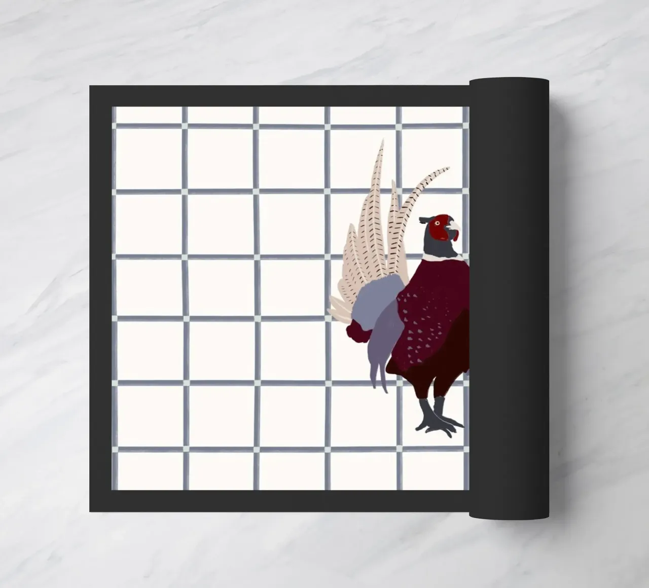 Fasan doormat by Sophie Augustin Illustration