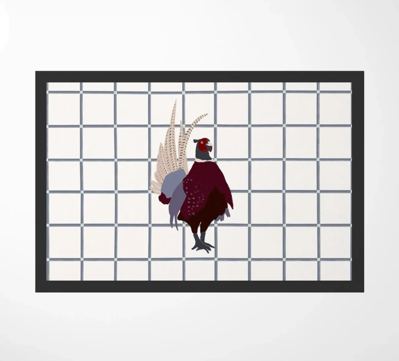 Fasan doormat by Sophie Augustin Illustration