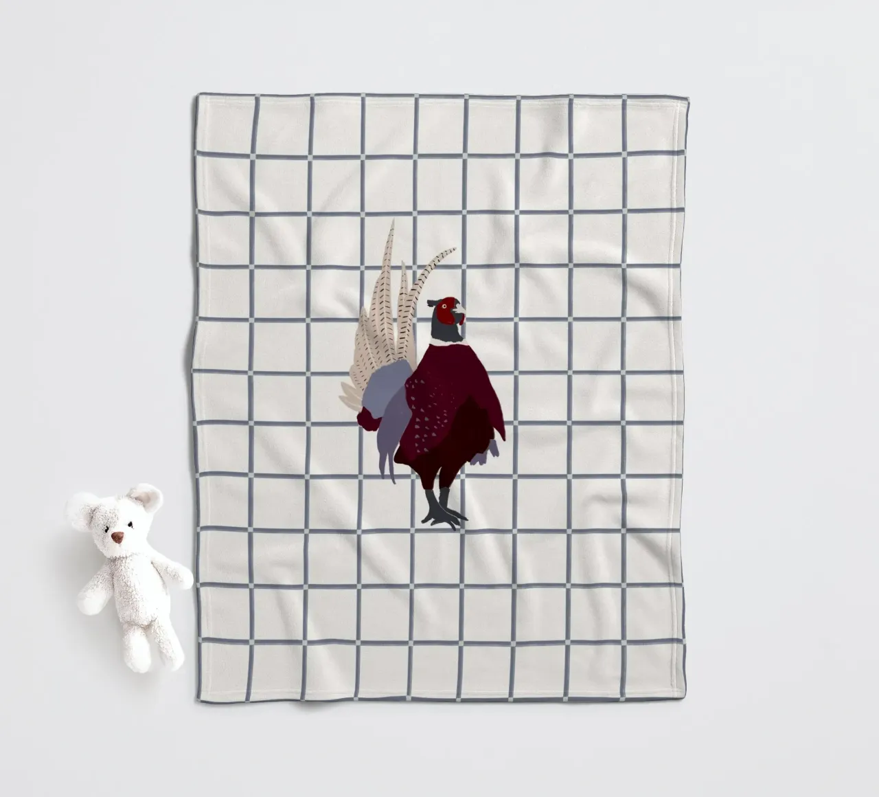 Fasan coperta in pile da Sophie Augustin Illustration