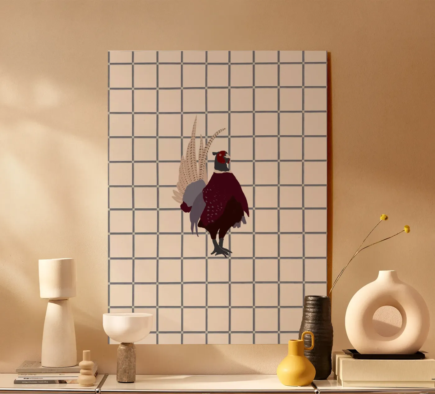Fasan plexiglass da Sophie Augustin Illustration