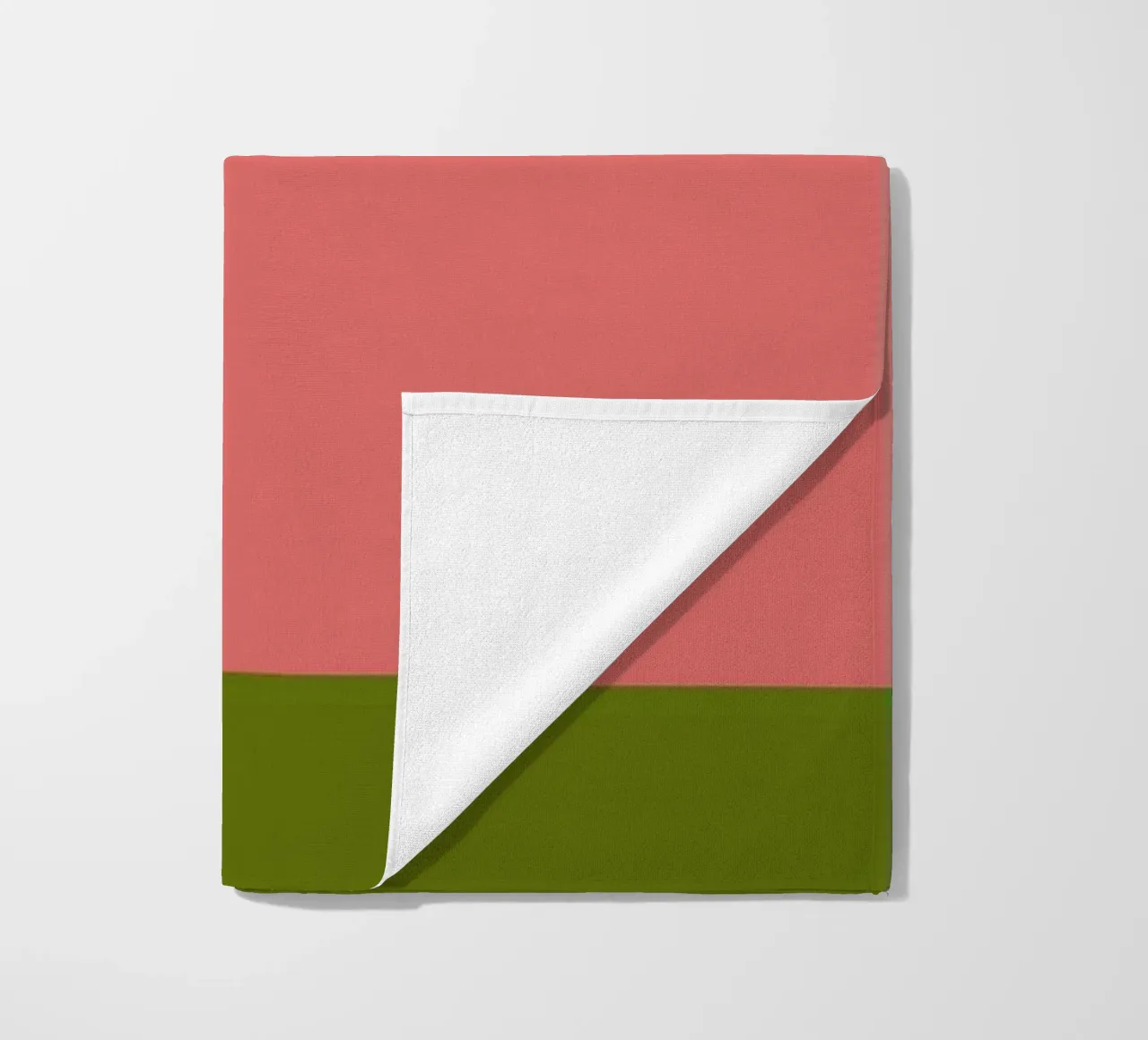 Pink Green Colorblocks telo mare da TijanaArtStudio88