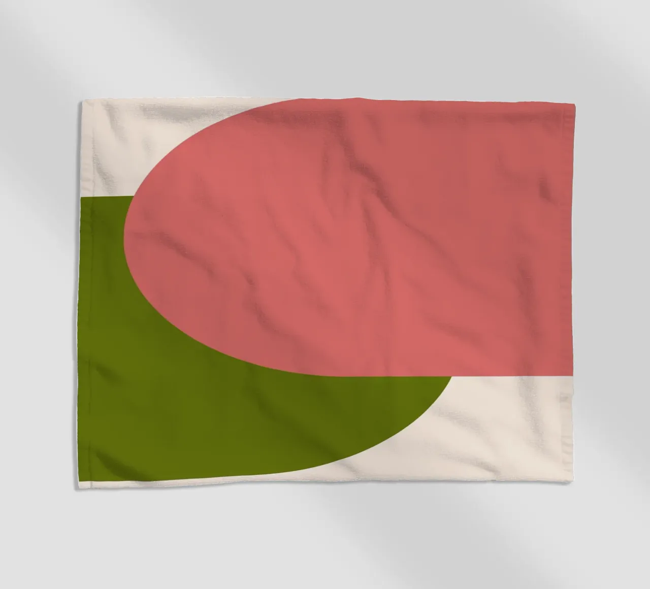 Pink Green Colorblocks telo mare da TijanaArtStudio88