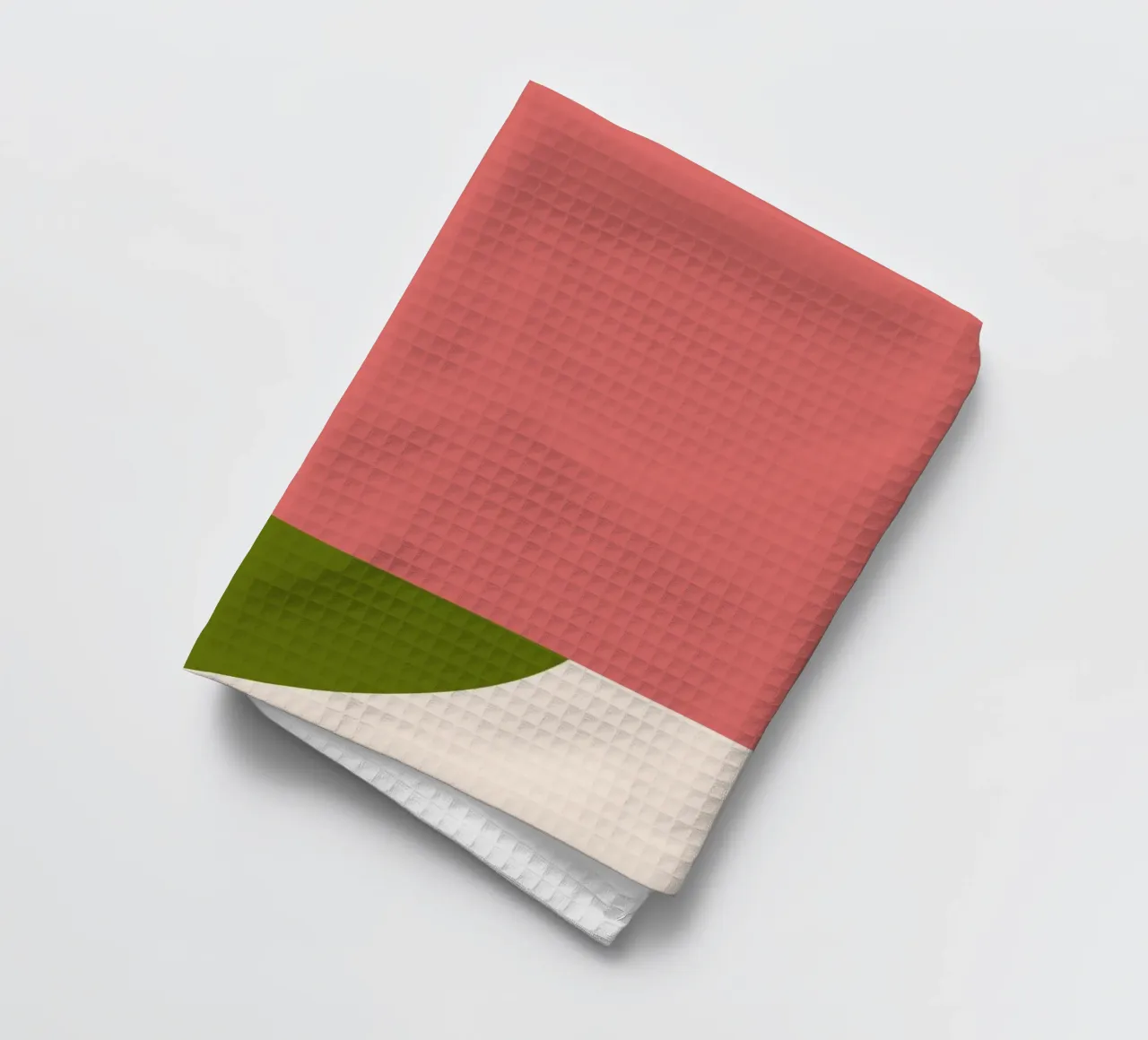 Pink Green Colorblocks canovaccio da cucina da TijanaArtStudio88