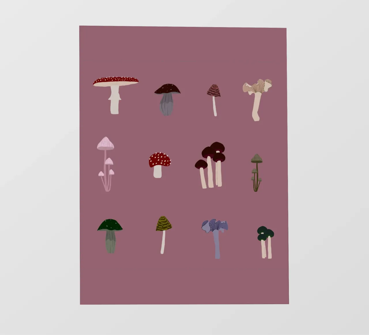 Pilze telo in pvc da Sophie Augustin Illustration